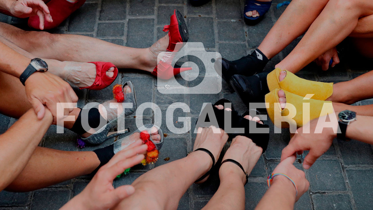 Fotos de la carrera de tacones del Orgullo Madrid 2019